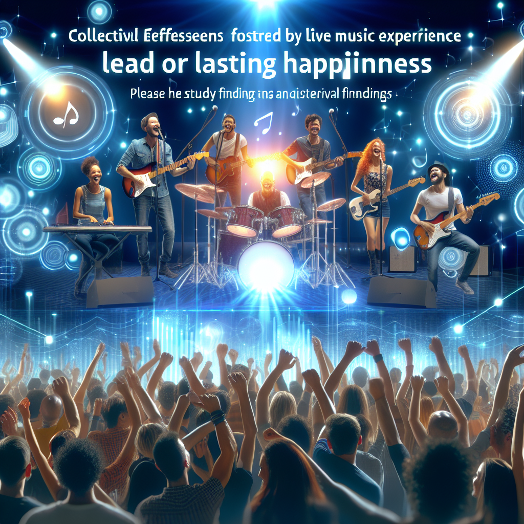 Live music experiences create lasting happiness by fostering collective effervescence, study finds